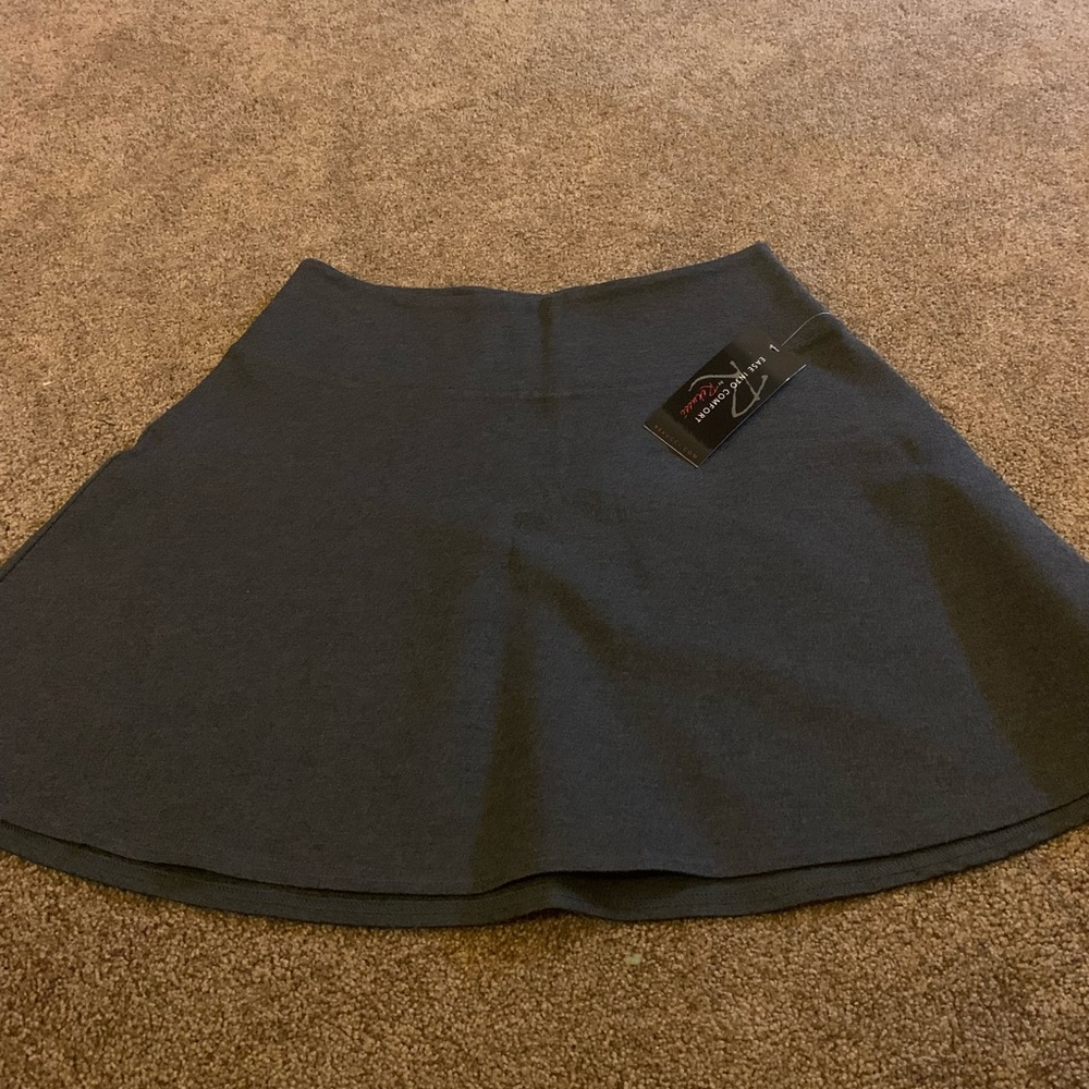 New Grey Thick Strechy Skirt
